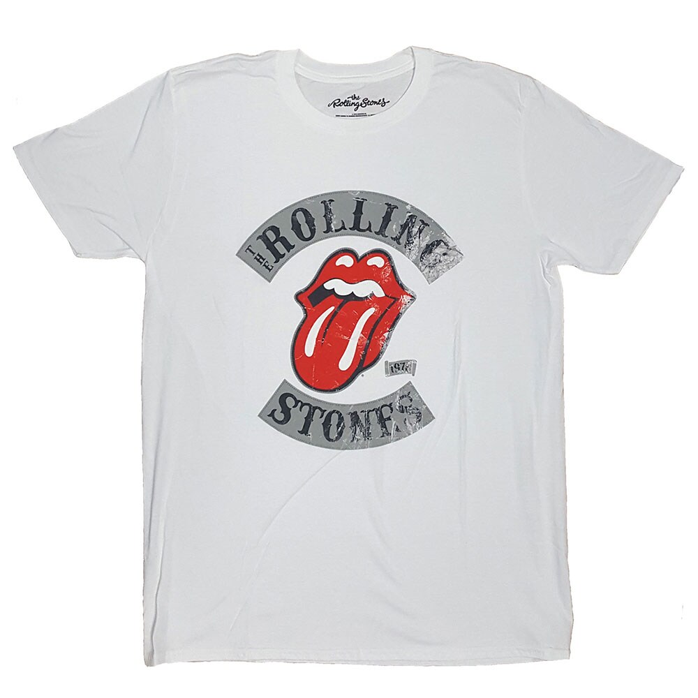 The Rolling Stones Unisex T-Shirt: Distressed Tour 78 (Medium)