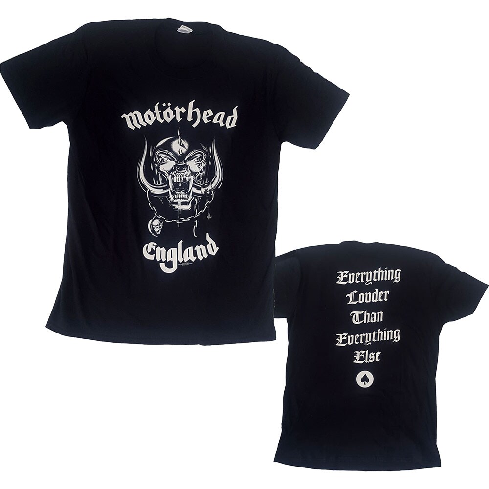 Motorhead Unisex T-Shirt: England (Back Print) (X-Large) - 2