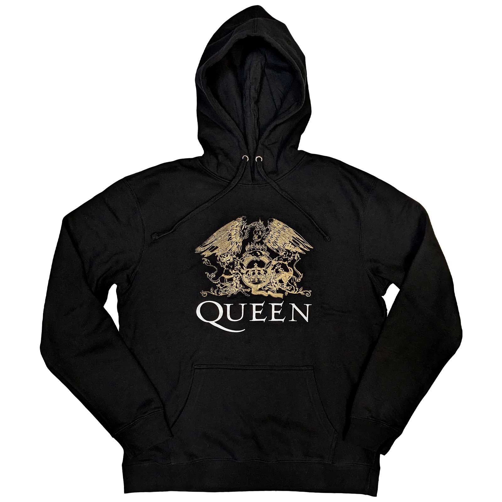 Queen Unisex Pullover Hoodie: Crest (XX-Large)