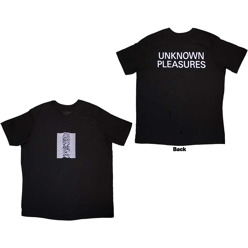 Joy Division Unisex T-Shirt: Lone Pulsar (Back Print) (Large)