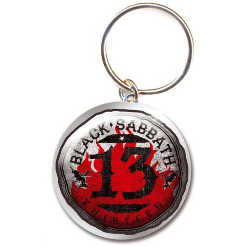 Black Sabbath Keychain: 13 Flame Circle (Photo-print) - 2