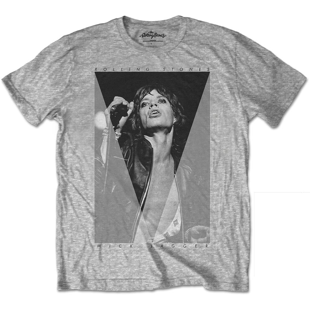 The Rolling Stones Unisex T-Shirt: Mick Triangle (X-Large)