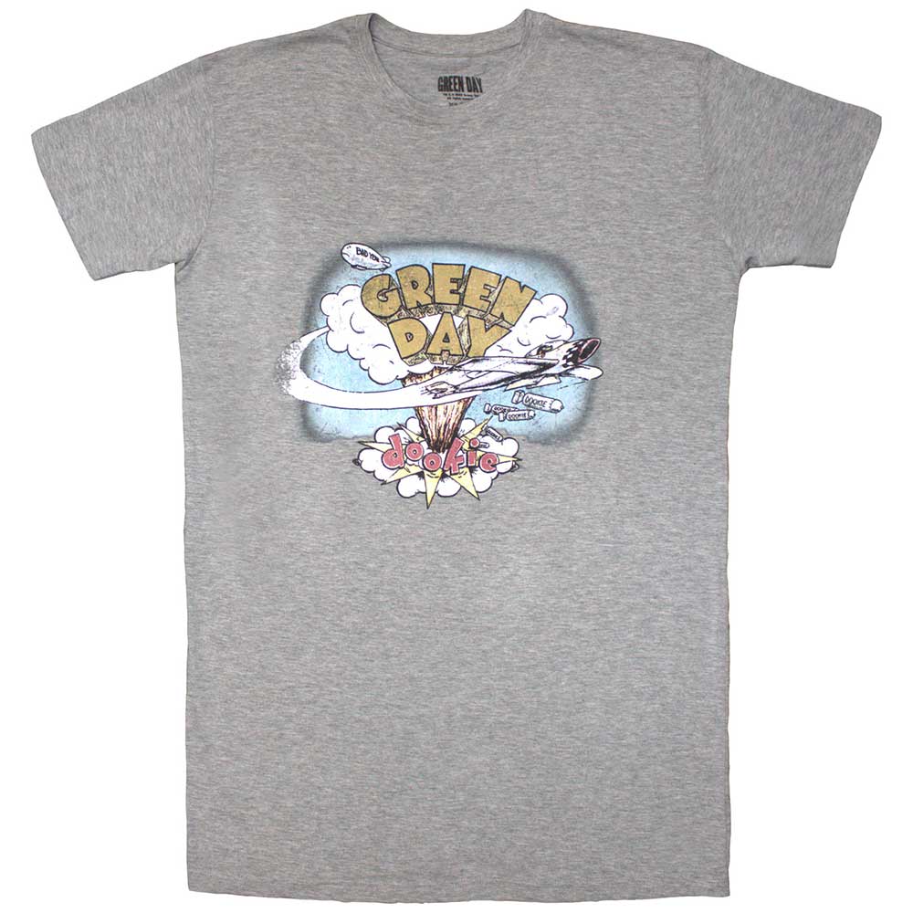 Green Day Ladies T-Shirt Dress: Vintage Dookie (X-Small)