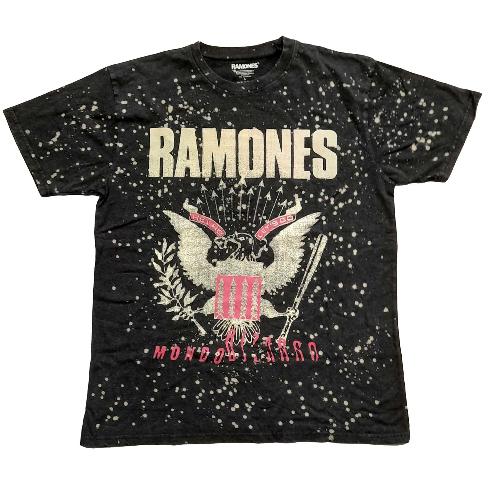 Ramones Unisex T-Shirt: Eagle (Wash Collection) (X-Large)