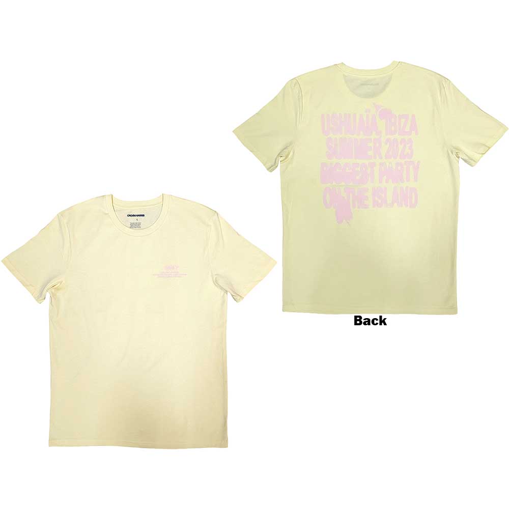 Calvin Harris Unisex T-Shirt: Summer '23 (Back Print & Ex-Tour) (X-Large)
