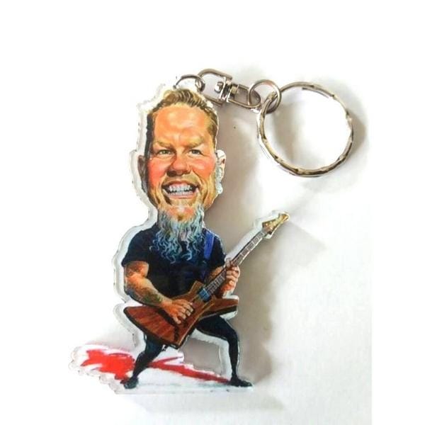 Keychain: Metallica - James Hetfield