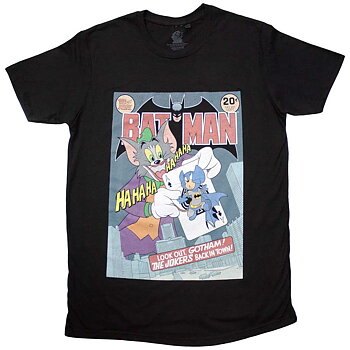 Tom & Jerry Unisex T-Shirt: Batman Comic (X-Large)