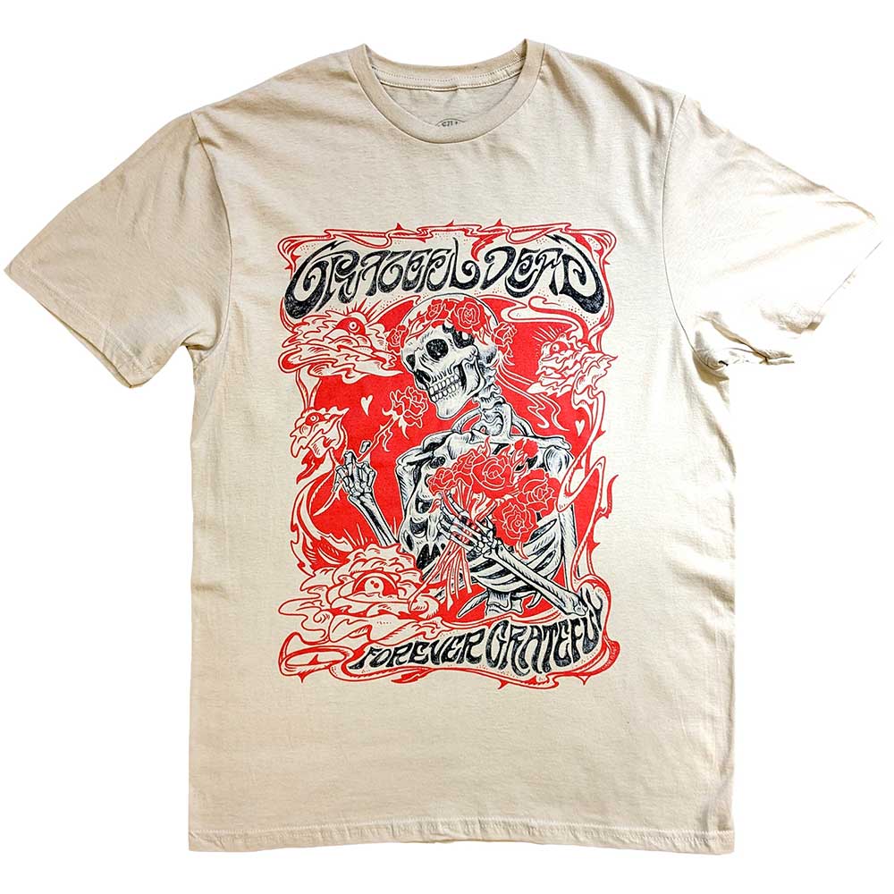 Grateful Dead Unisex T-Shirt: Forever Red Frame (XX-Large)