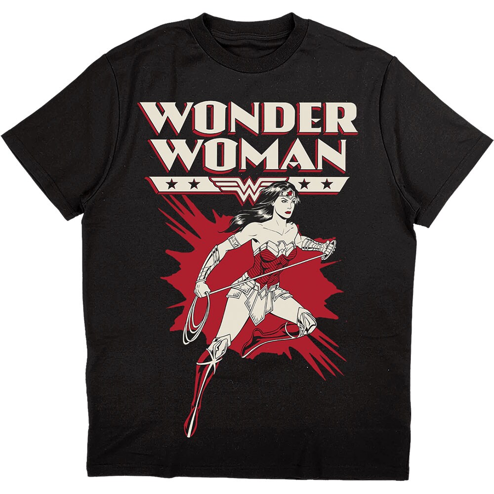 DC Comics Unisex T-Shirt: Wonder Woman Explosion (Medium)