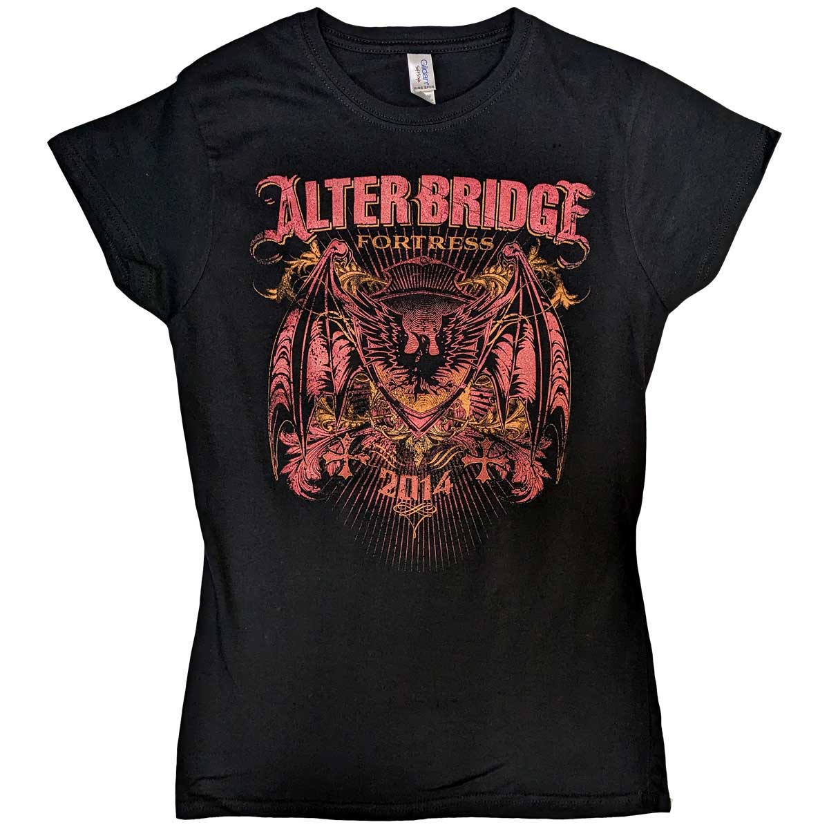 Alter Bridge Ladies T-Shirt: Fortress Batwing Eagle  (Large)