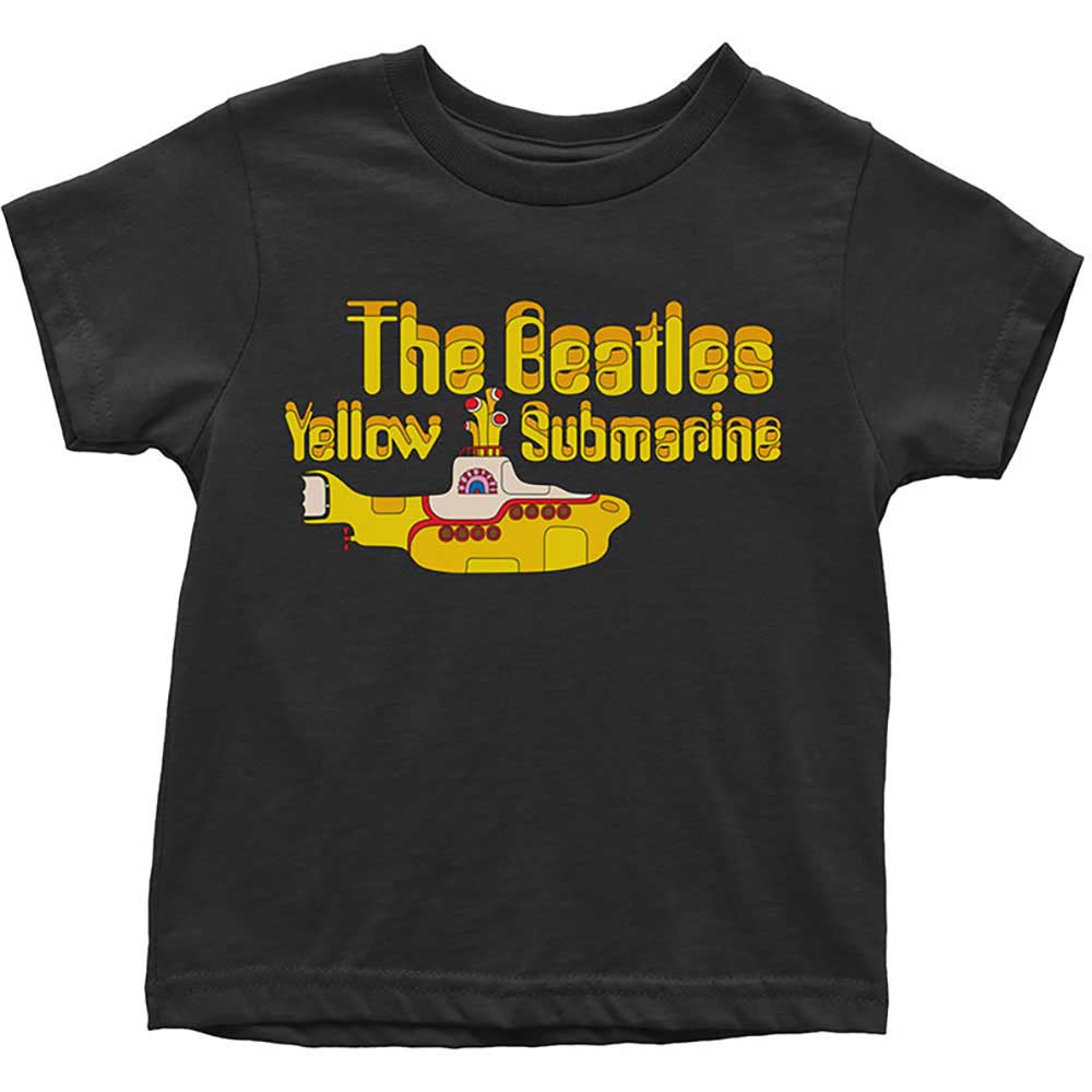 The Beatles Kids Toddler T-Shirt: Yellow Submarine Logo & Sub (3 Years) - 2