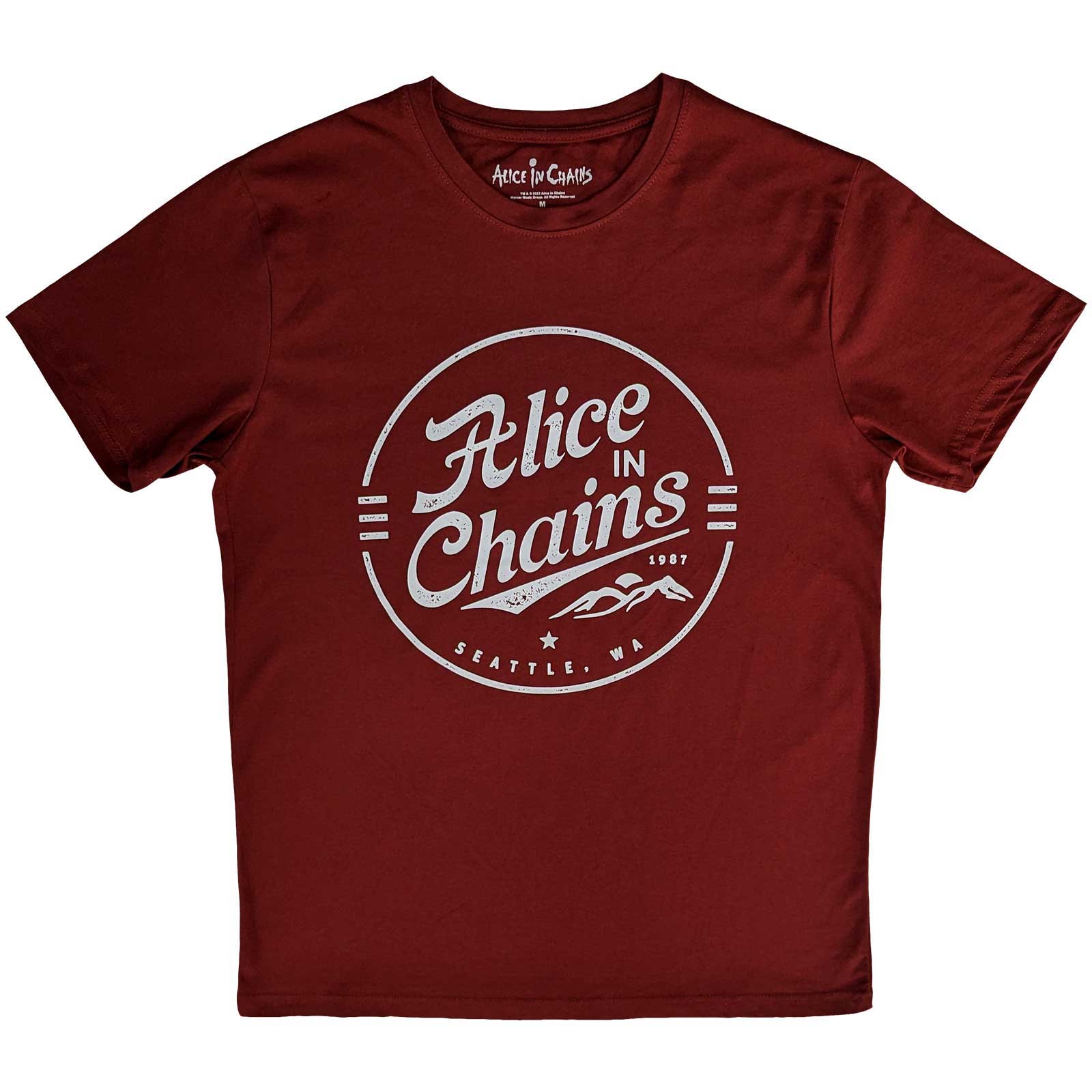 Alice In Chains Unisex T-Shirt: Circle Emblem (Medium)