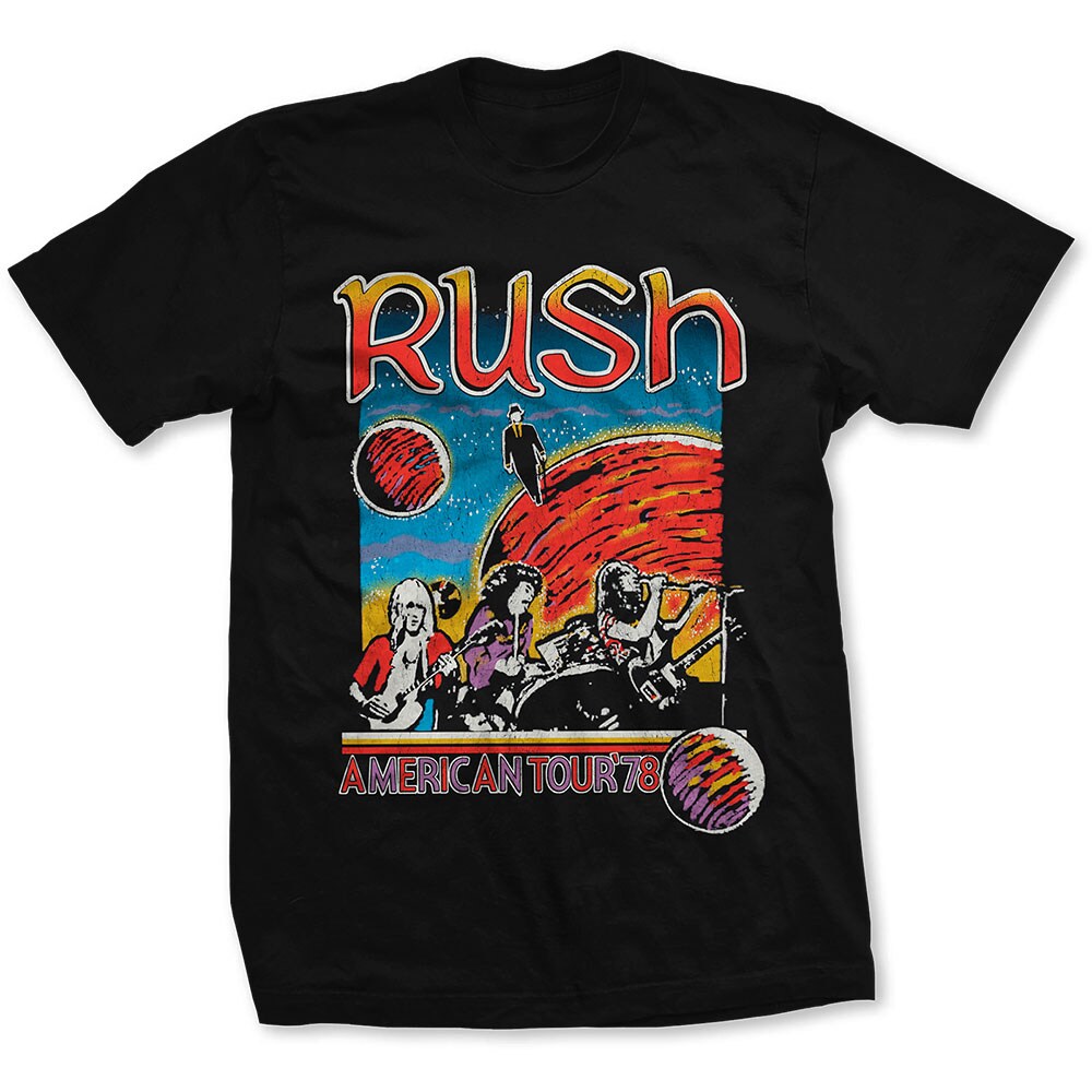Rush Unisex T-Shirt: US Tour 1978 (XX-Large)