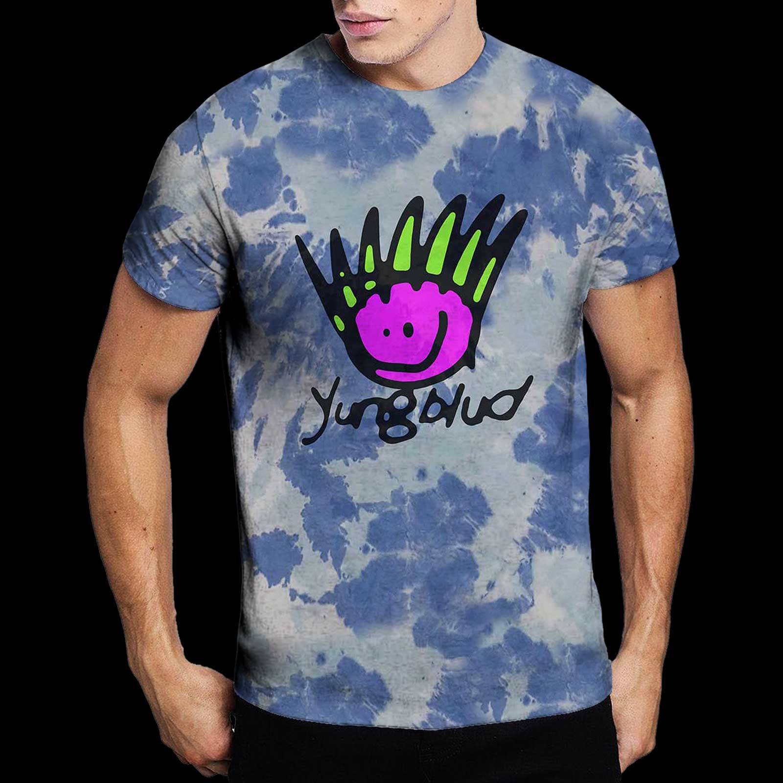 Yungblud Unisex T-Shirt: Face (Wash Collection) (X-Large)