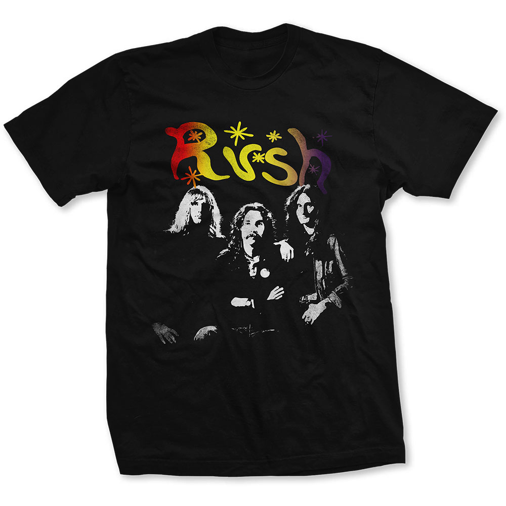 Rush Unisex T-Shirt: Photo Stars (Large)