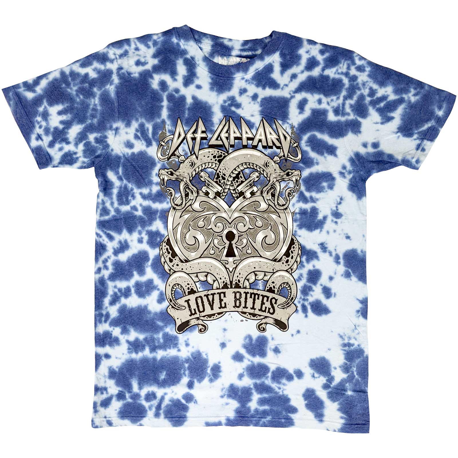 Def Leppard Unisex T-Shirt: Love Bites (Wash Collection) (XX-Large)