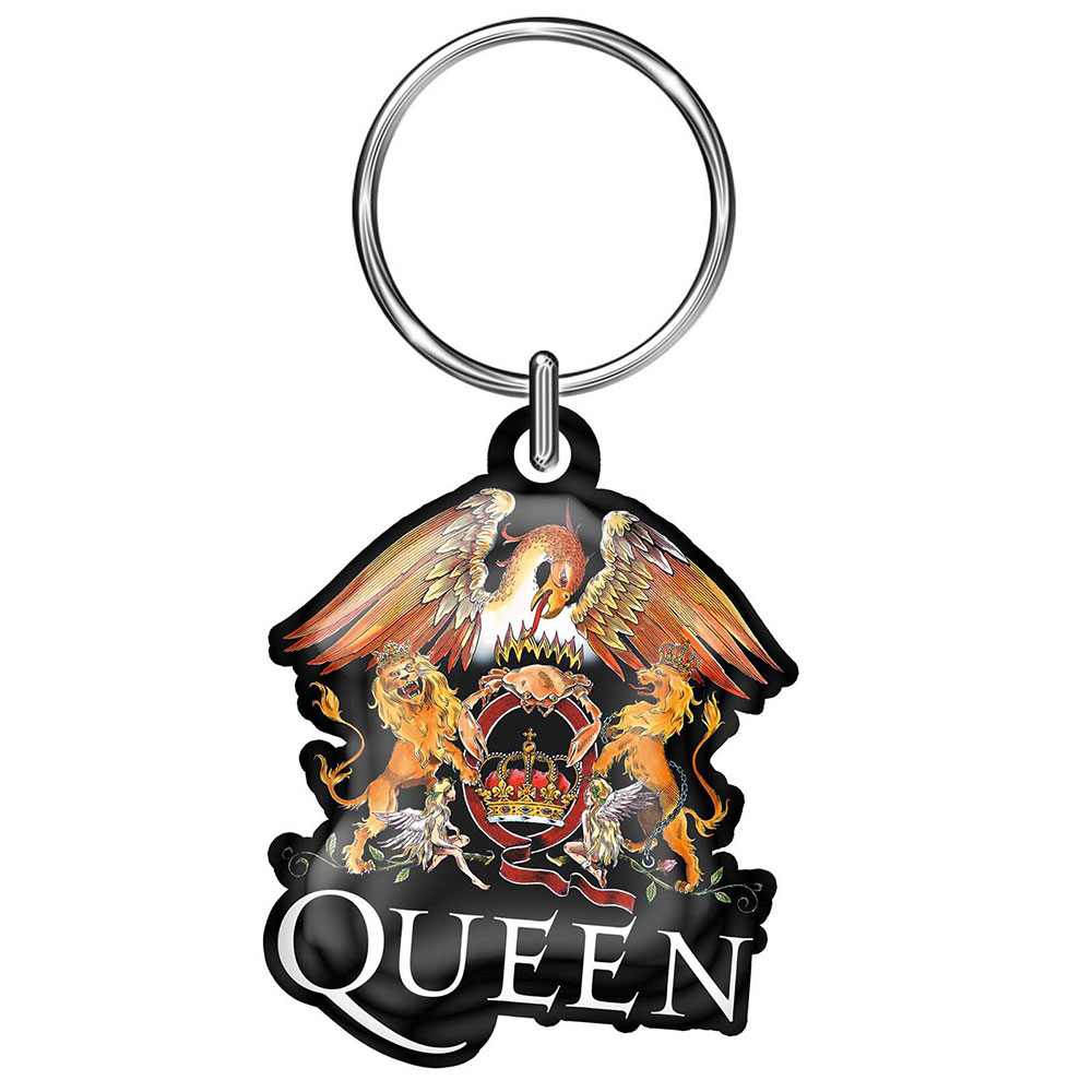 Queen Keychain: Crest (Die-cast Relief)