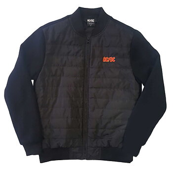 AC/DC Unisex Quilted Jacket: Logo (Medium)