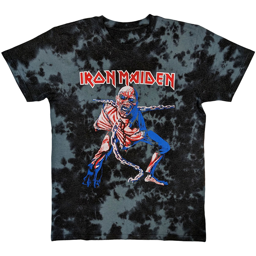Iron Maiden Unisex T-Shirt: Eddie Piece Of Mind (Wash Collection) (Medium)