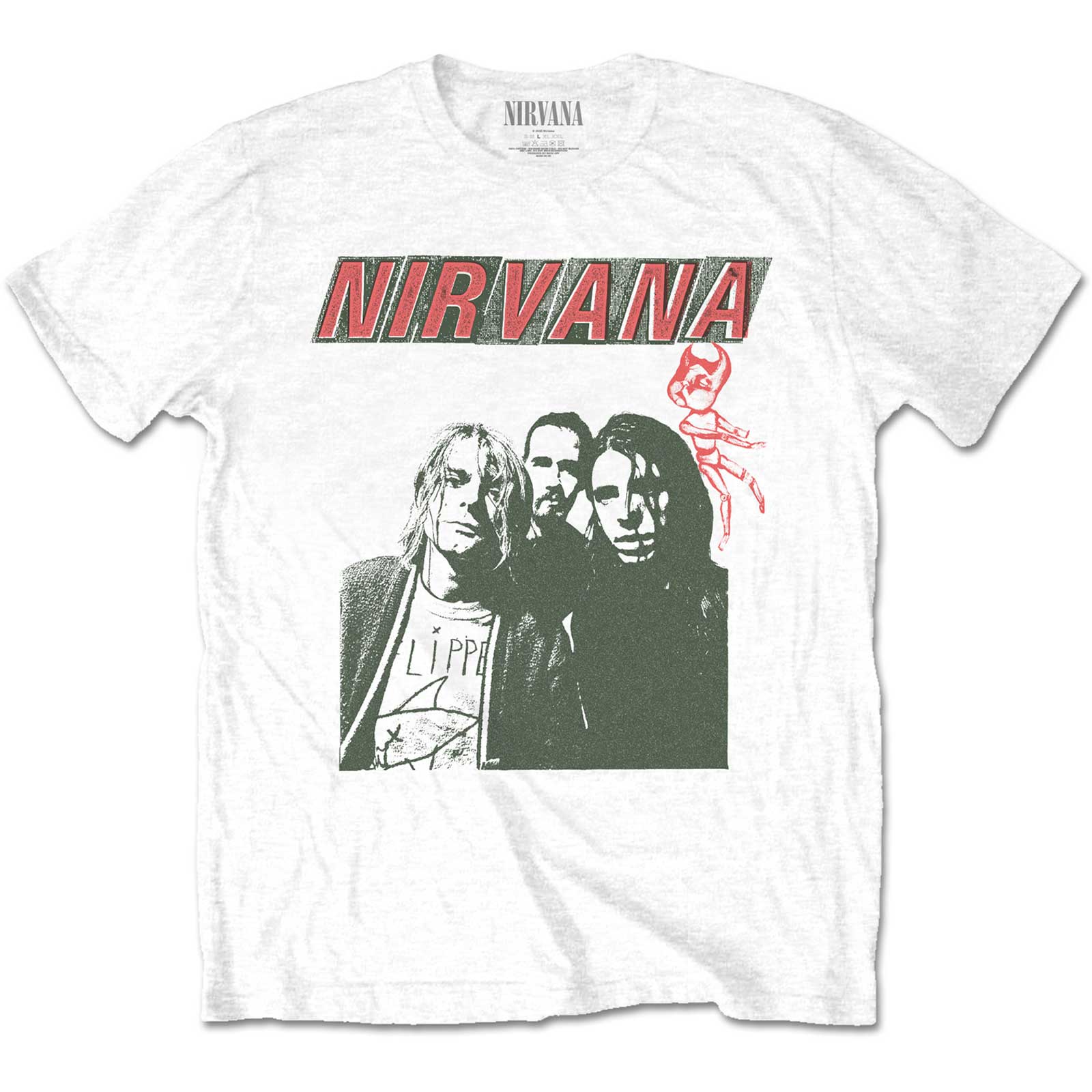 Nirvana Unisex T-Shirt: Flipper (XX-Large)