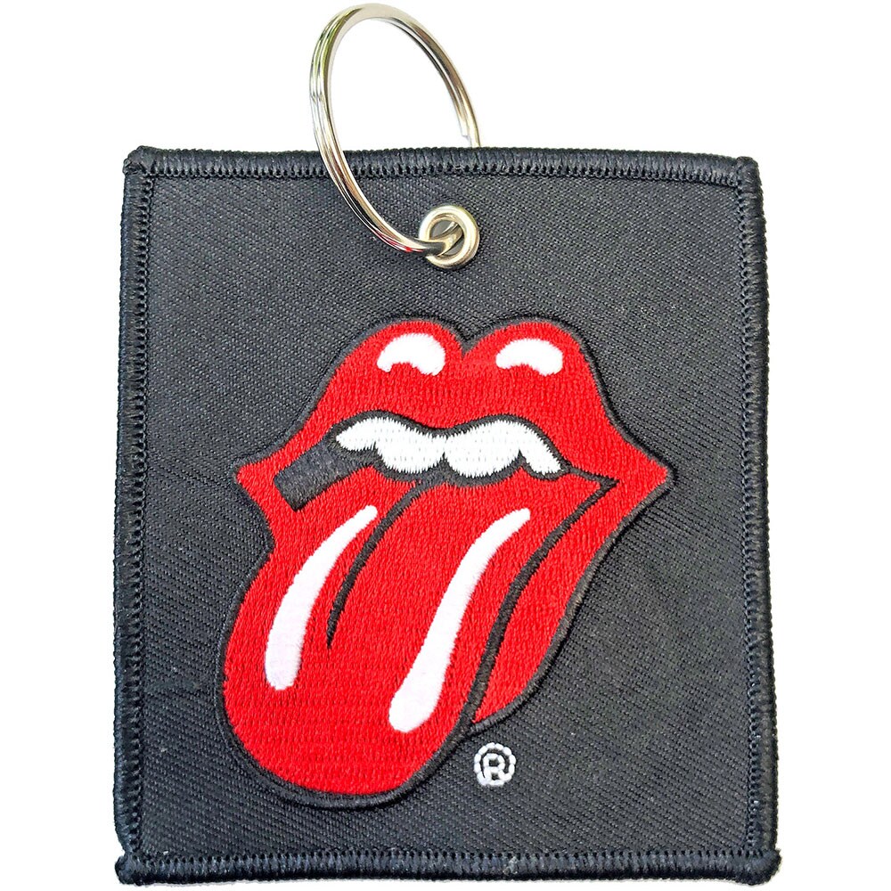The Rolling Stones Keychain: Classic Tongue (Patch)