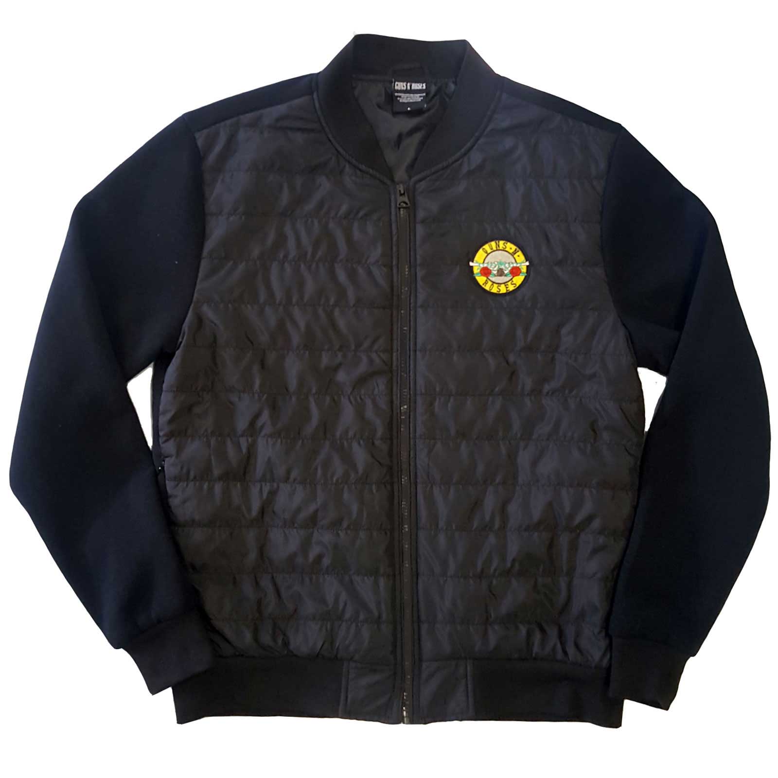 Guns N' Roses Unisex Quilted Jacket: Classic Logo (Medium)