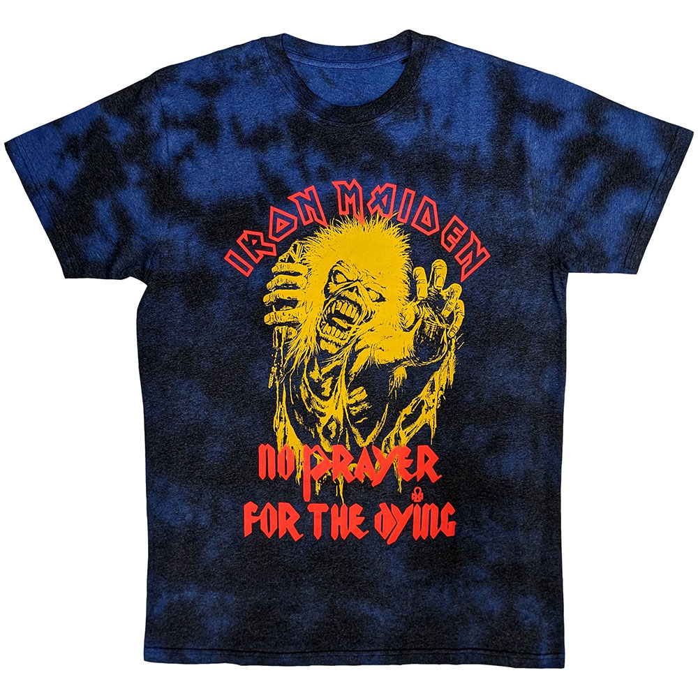 Iron Maiden Unisex T-Shirt: No Prayer For The Dying (Wash Collection) (Large)