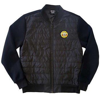 Guns N' Roses Unisex Quilted Jacket: Classic Logo (Large)