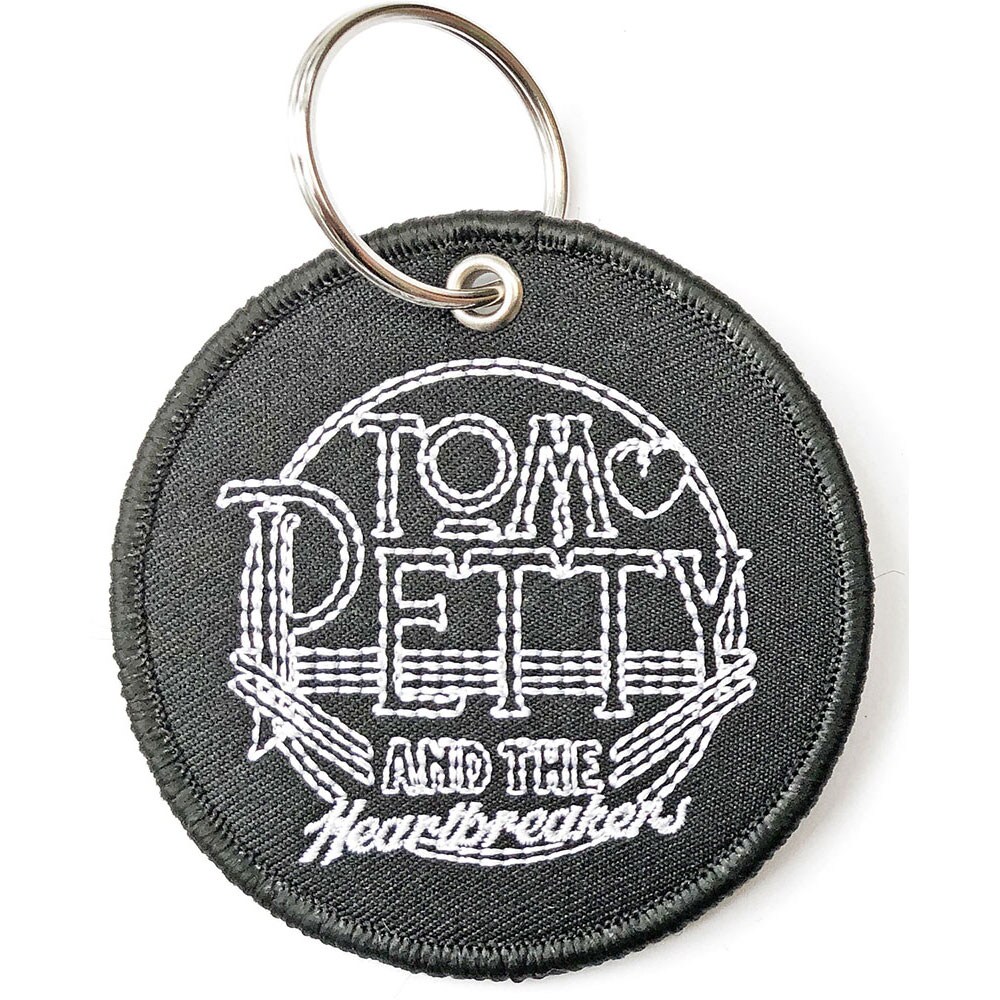 Tom Petty & The Heartbreakers Keychain: Circle Logo (Double Sided Patch)