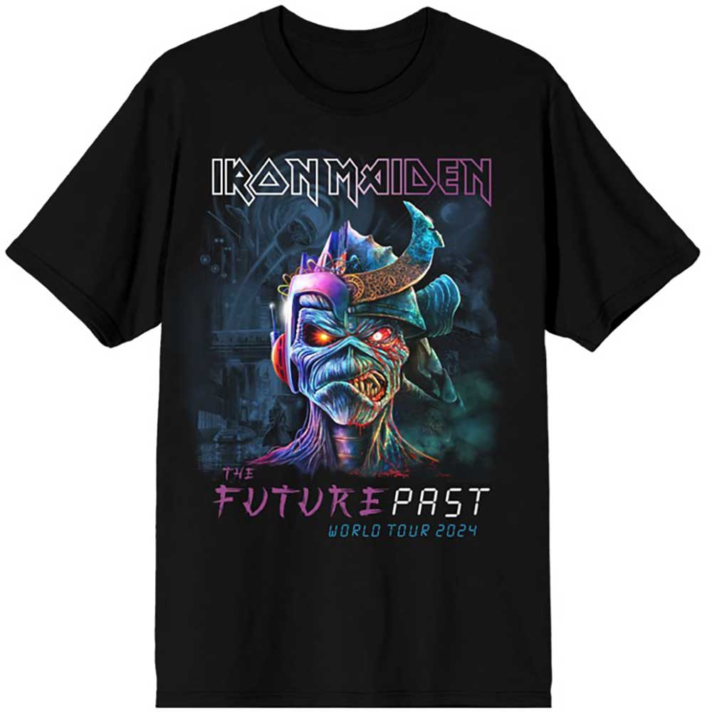Iron Maiden Unisex T-Shirt: The Future Past World Tour '24 (X-Large)