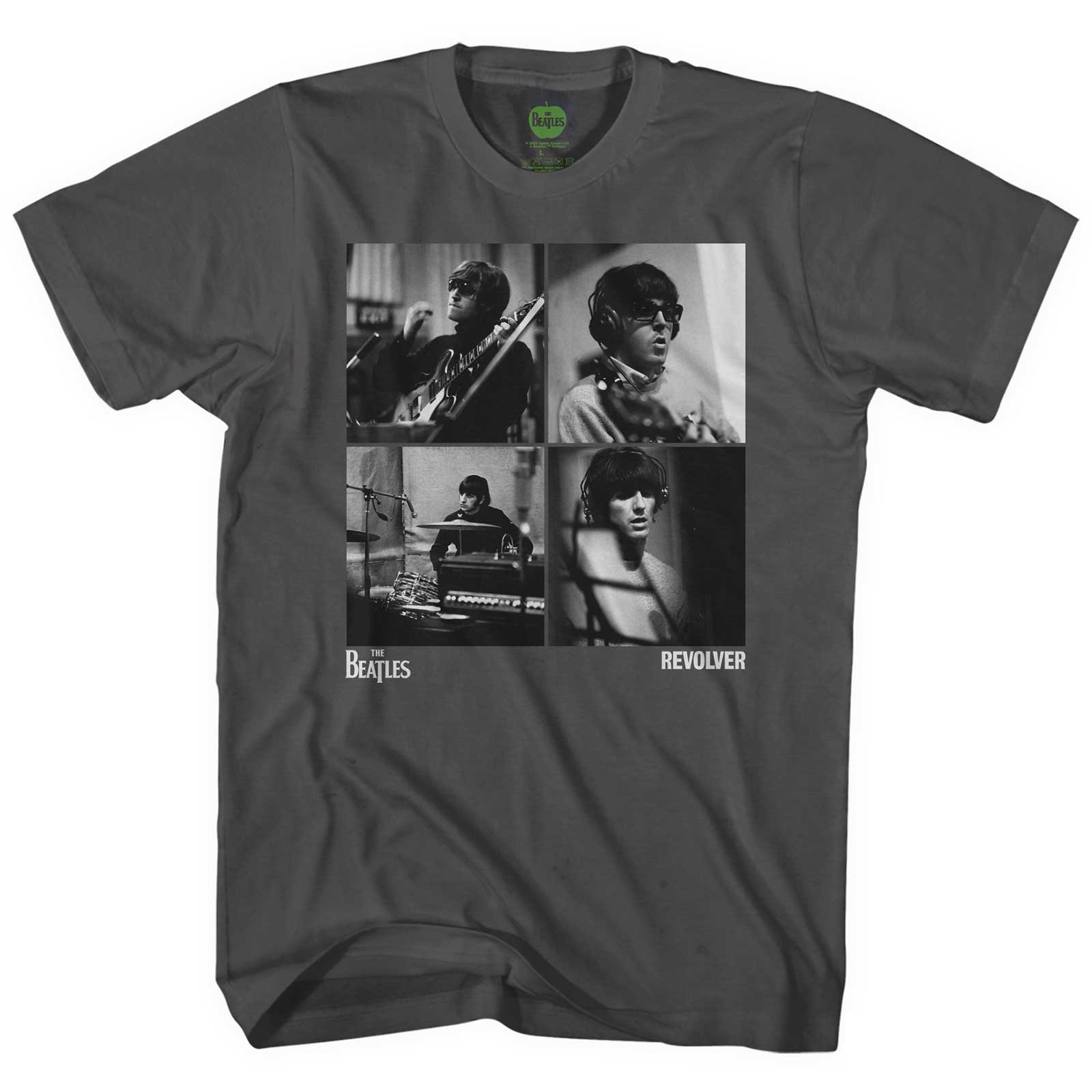 The Beatles Unisex T-Shirt: Revolver Studio Shots (Large)