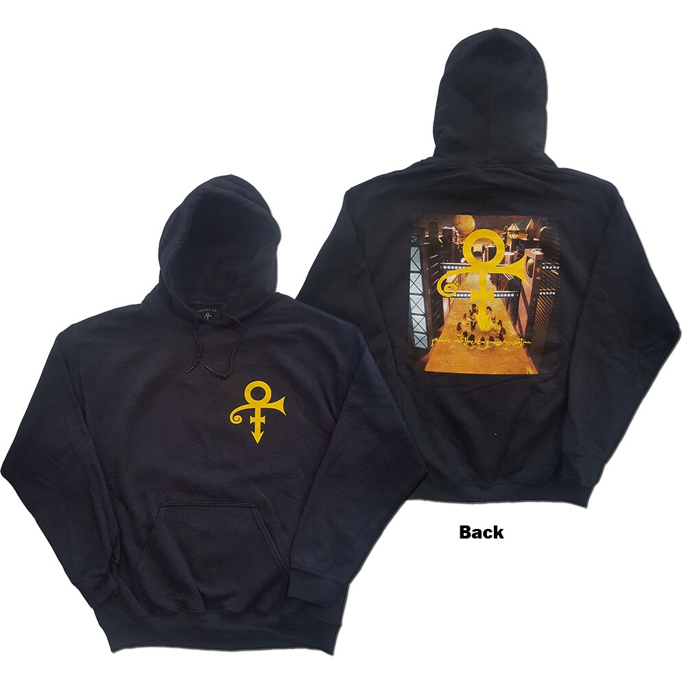 Prince Unisex Pullover Hoodie: Love Symbol (Back Print) (X-Large)