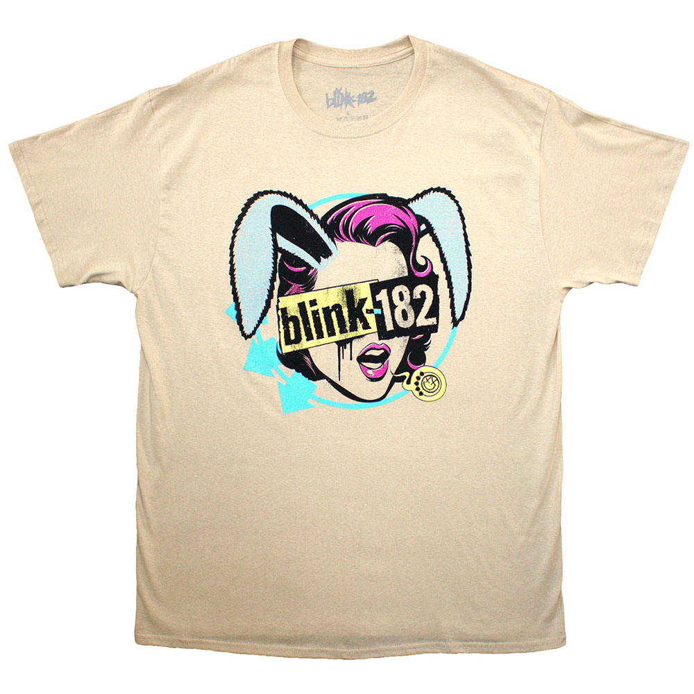 Blink-182 Unisex T-Shirt: Blind Date (Sand) (Small)