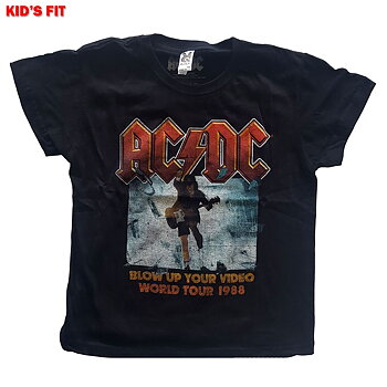 AC/DC Kids T-Shirt: Blow Up Your Video (9-10 Years)