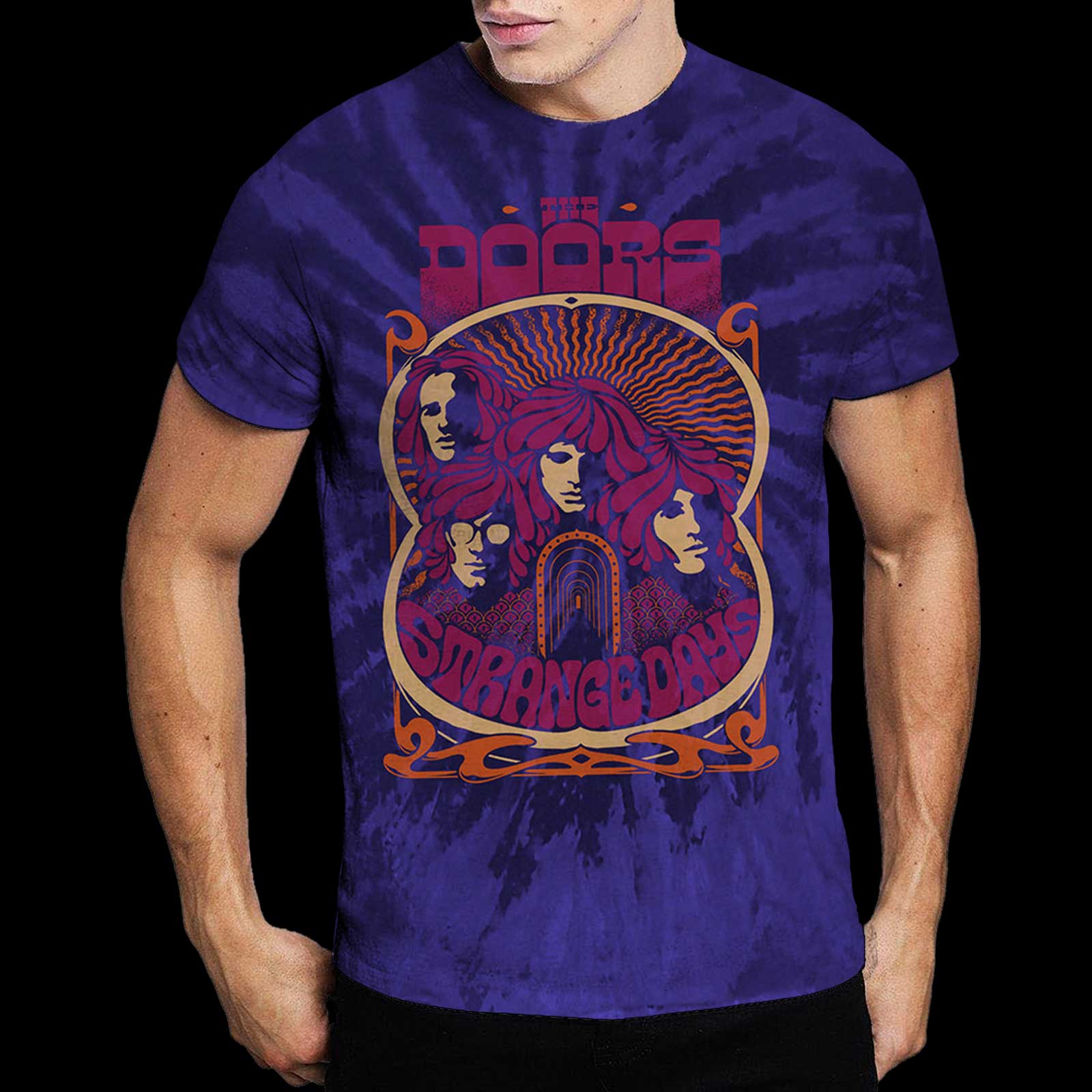 The Doors Unisex T-Shirt: Strange Days (Wash Collection) (XX-Large)
