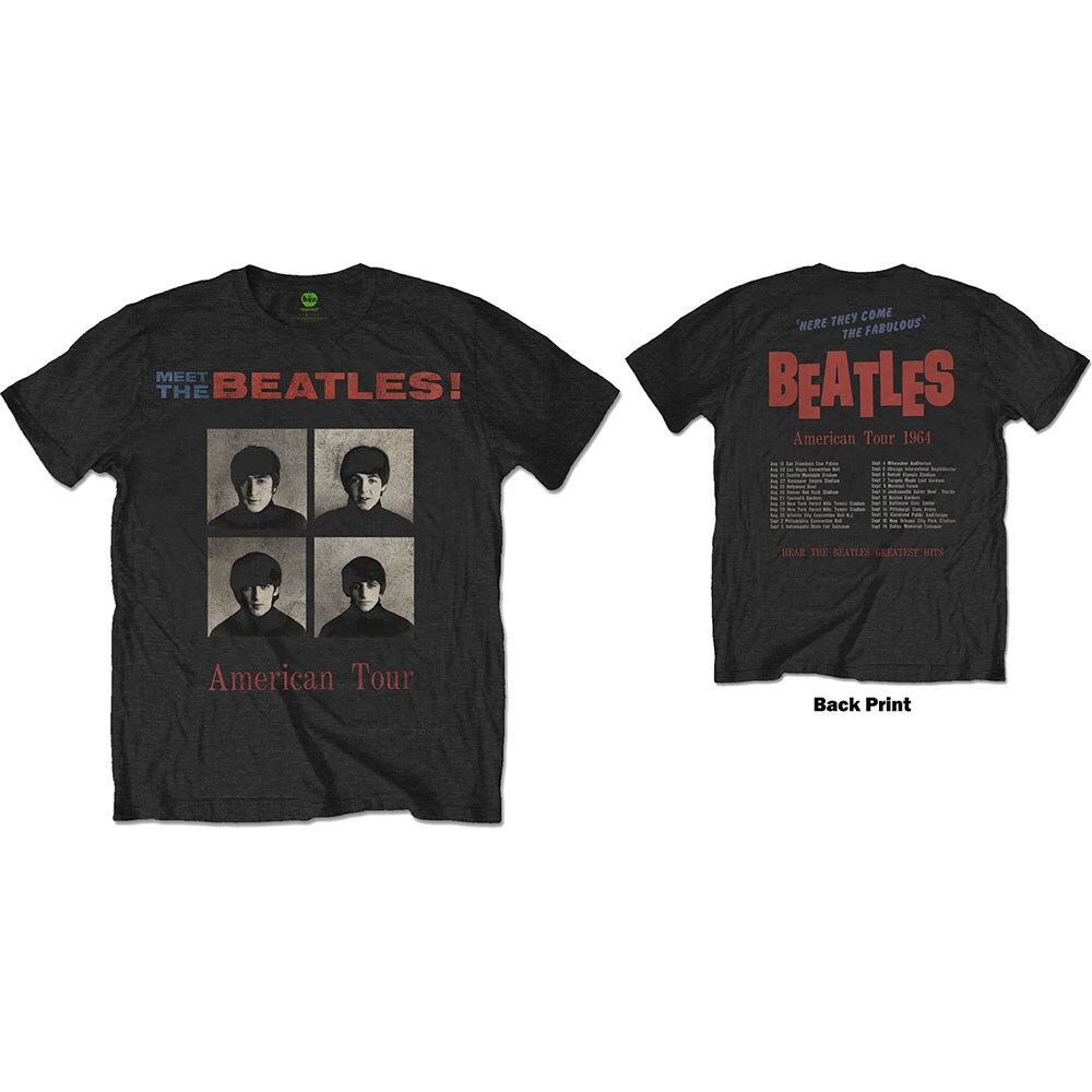 The Beatles Unisex T-Shirt: American Tour 1964 (Back Print) (XX-Large) - 2