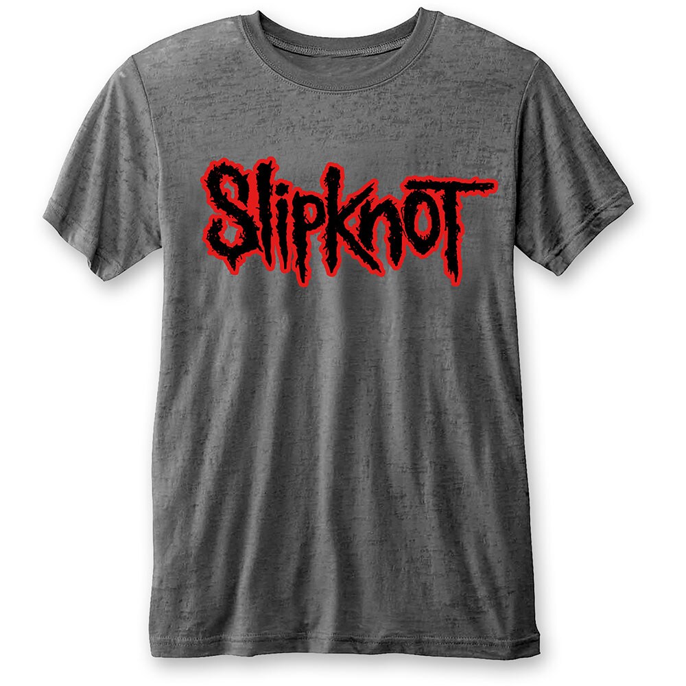 Slipknot Unisex Burn Out T-Shirt: Logo (XX-Large)