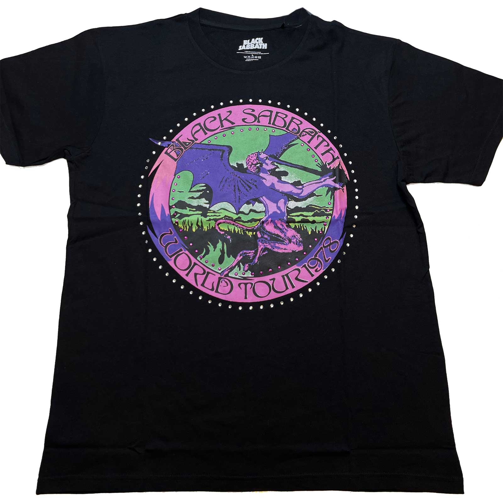 Black Sabbath Unisex T-Shirt: Tour '78 (Diamante) (XX-Large)