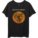Alice In Chains Unisex T-Shirt: Circle Sun Vintage (Large)