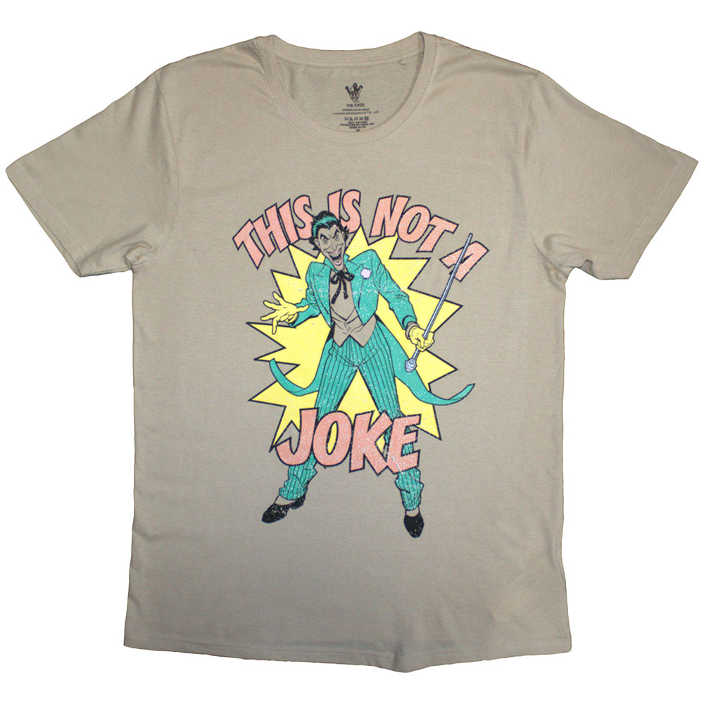 DC Comics Unisex T-Shirt: This Is Not A Joke (Large)