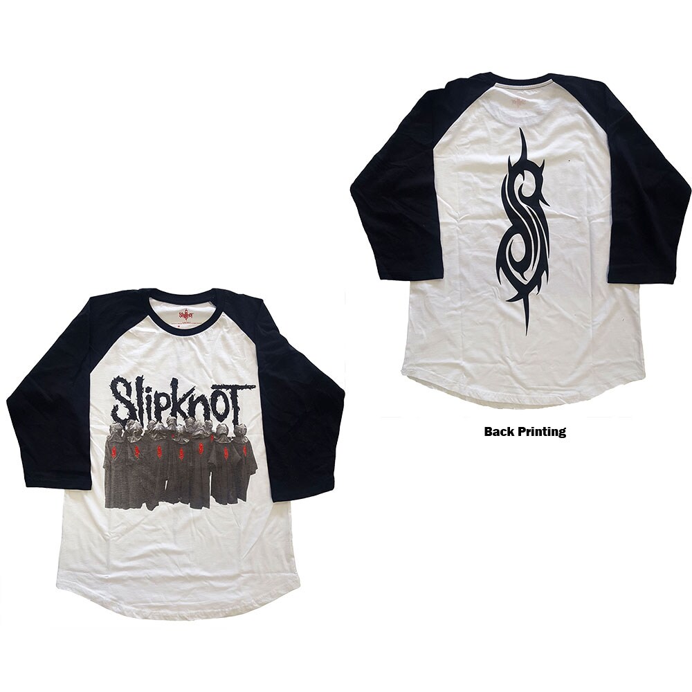 Slipknot Unisex Raglan T-Shirt: Choir (Back Print) (X-Large)