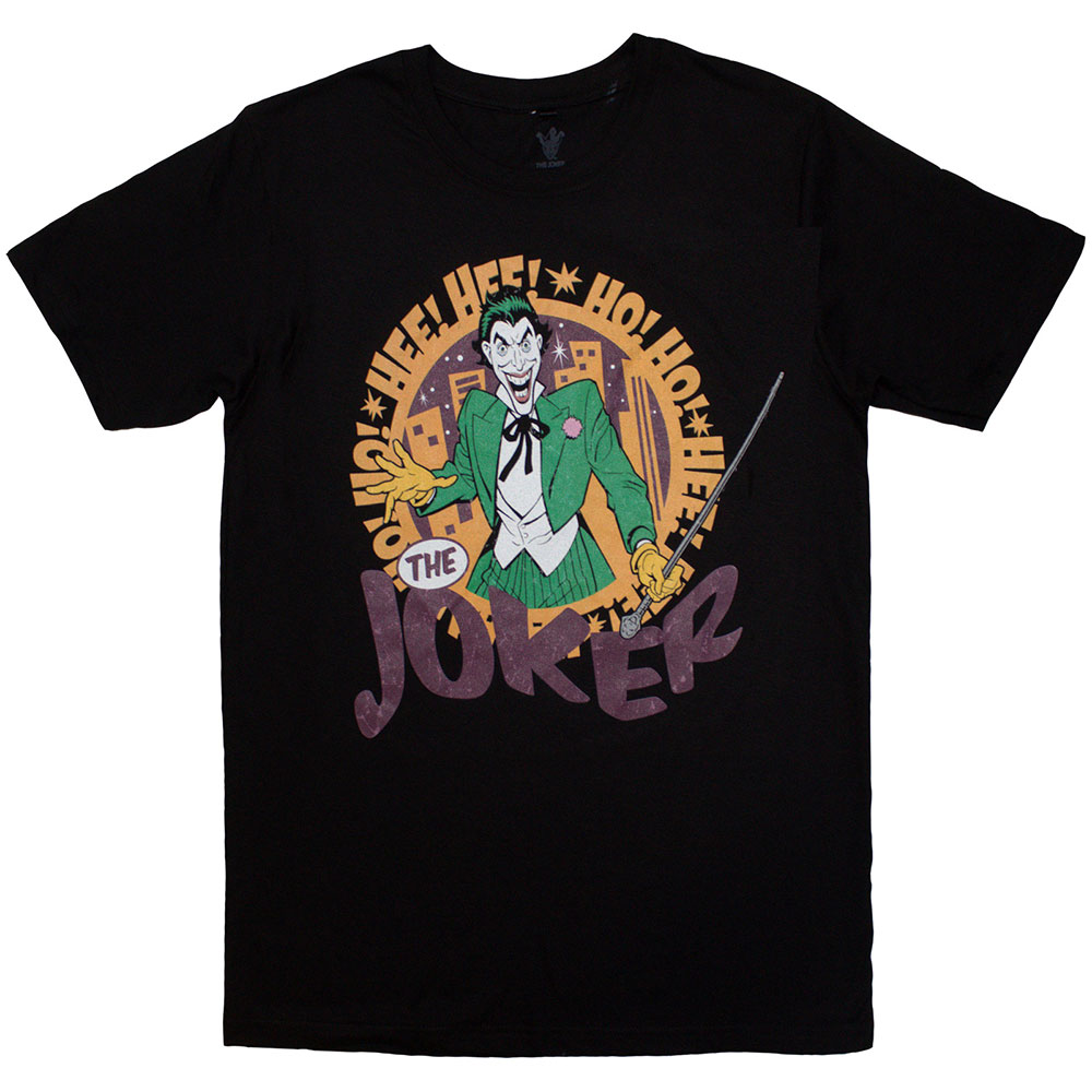 DC Comics Unisex T-Shirt: Hee Hee! Joker (Small)