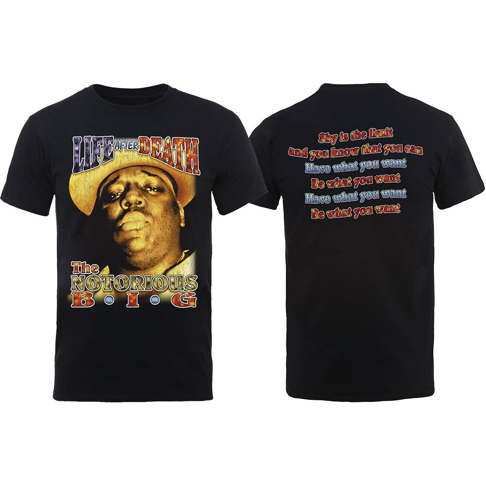 Biggie Smalls Unisex T-Shirt: Life After Death (Back Print) (Small) - 2