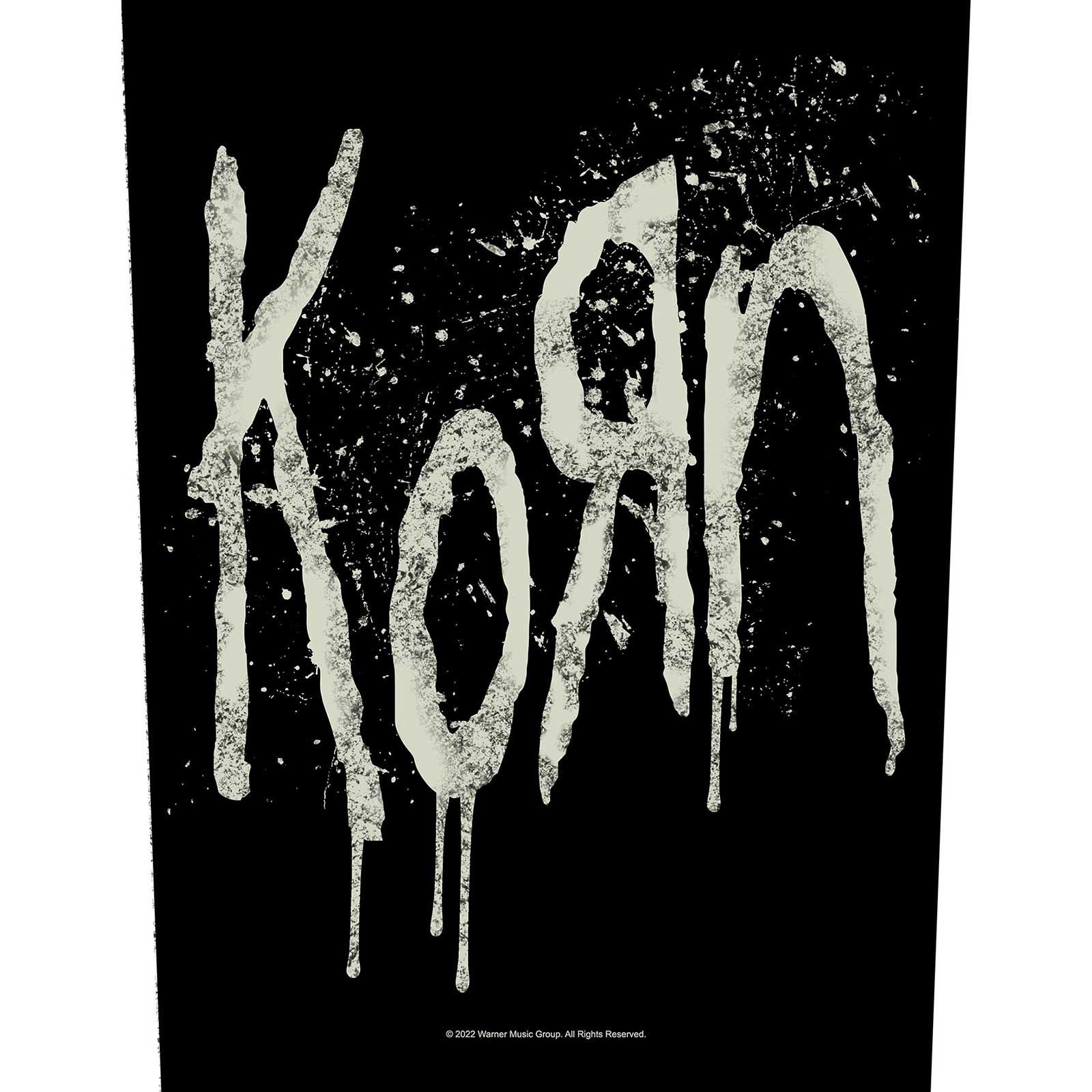 Korn Back Patch: Splatter Logo