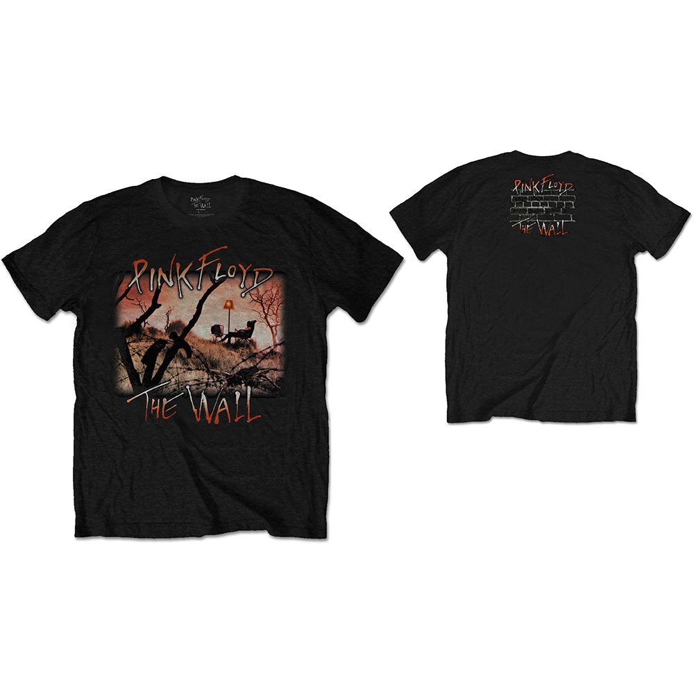 Pink Floyd Unisex T-Shirt: The Wall Meadow (Back Print) (Small)