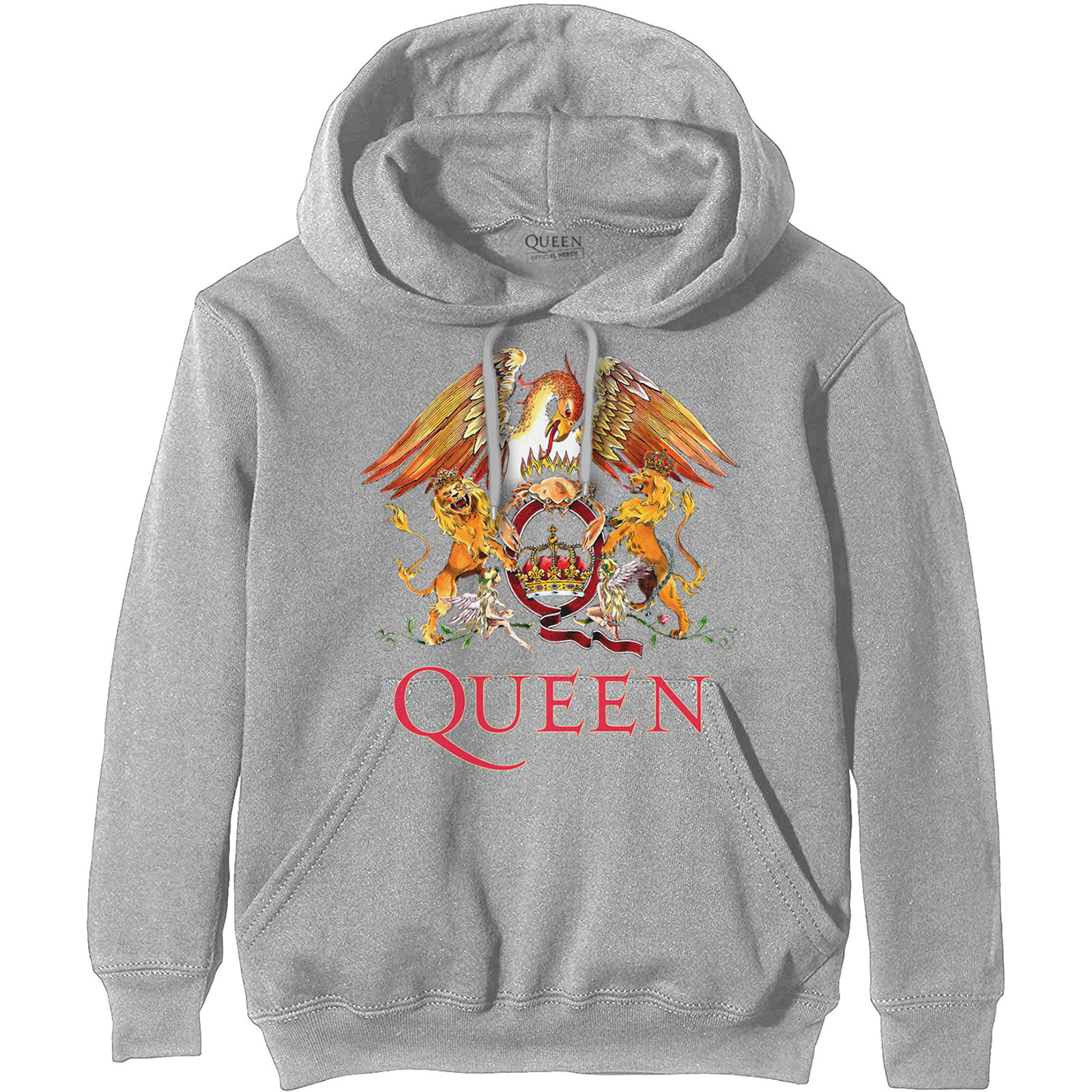 Queen Unisex Pullover Hoodie: Classic Crest (XX-Large) - 2