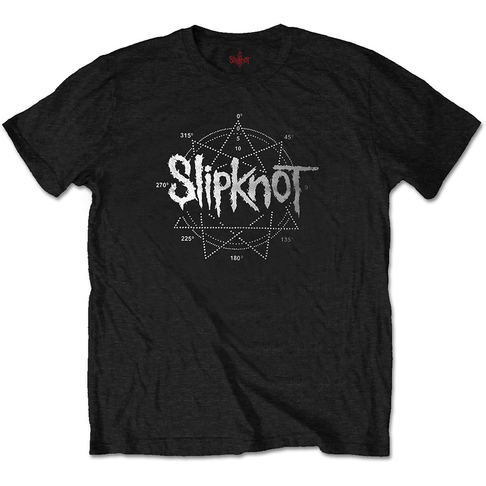 Slipknot Unisex Diamante T-Shirt: Logo Star (Small)