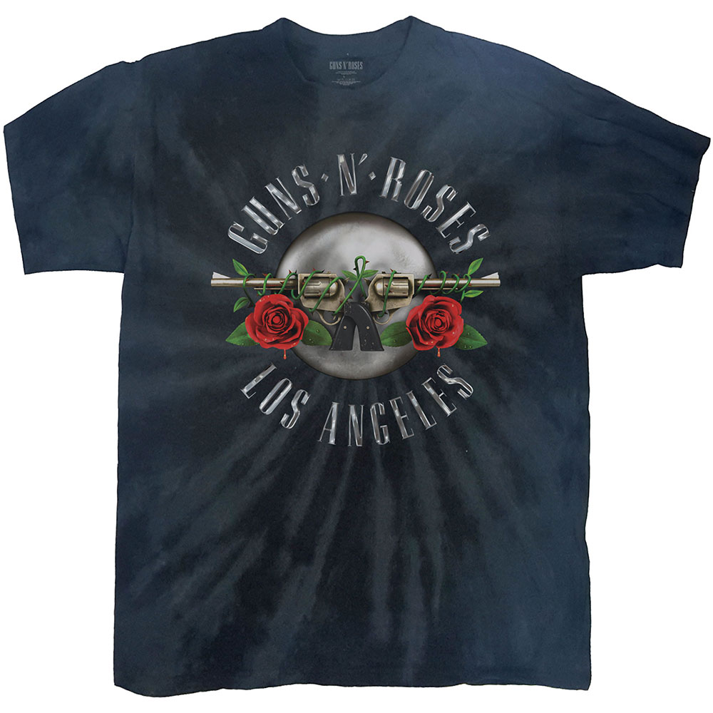 Guns N' Roses Unisex T-Shirt: Los Angeles (Dip-Dye) (X-Large)