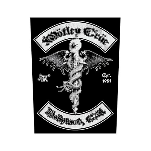 Motley Crue Back Patch: Hollywood - 2