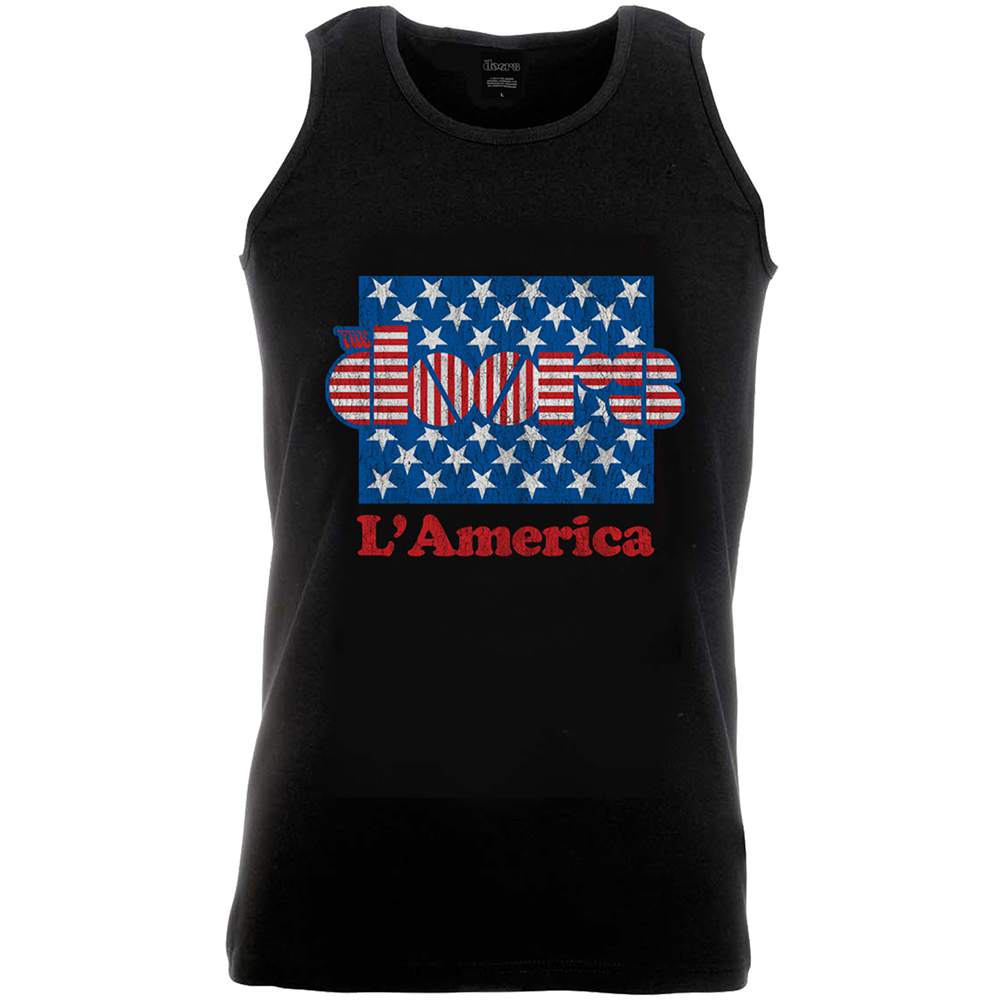 The Doors Unisex Vest T-Shirt: L'America (Medium) - 2